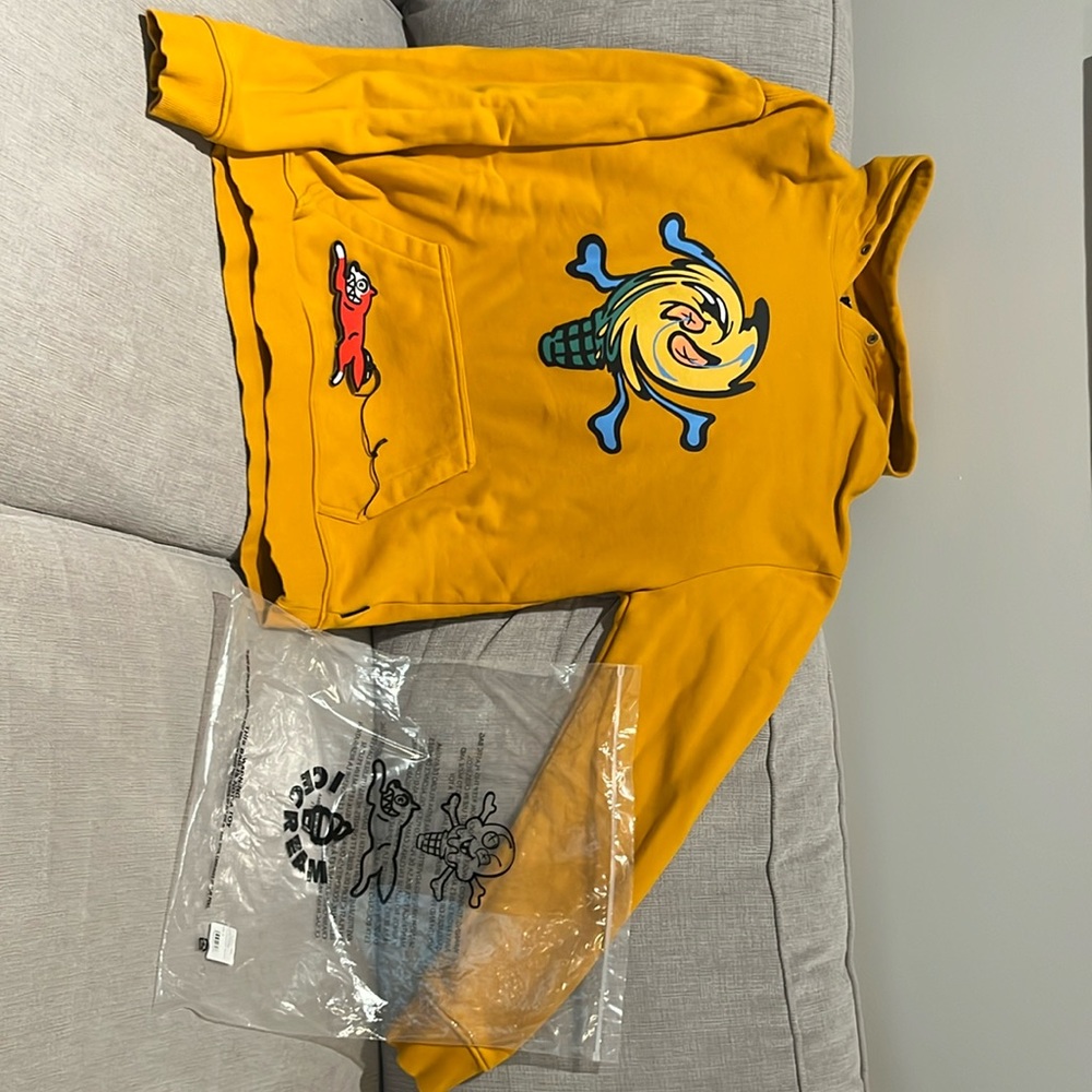 Mens IceCream Hoodie-Size Med